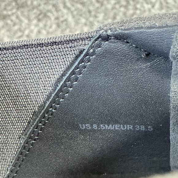 VINCE Warren Slip-On Platform Shoes Sneakers Womens 8.5 M Slip On Gray Suede - Picture 6 of 6